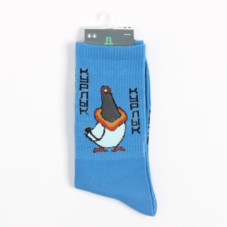 Male socks "dove", blue color, size 41-45-3