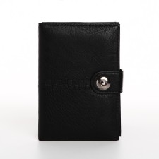 Cover on the magnet, for auto documents and passports, black color