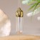 The basis for creativity and decor "A bottle with a suspension on the lid", 3 ml, color gold
