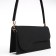 Female bag on one shoulder, on a zipper, black color