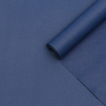Paper packaging craft, dark blue, biaply 0.68 x 10 m-1