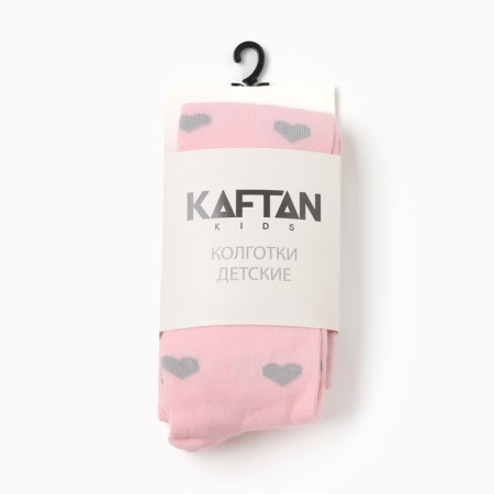 Колготки детские KAFTAN "Сердечки" 104-110 см, розовый-5