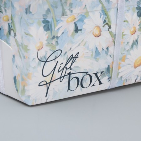 Capcake box, confectionery packaging, 2 cells "Chamomile", 16 x 8 x 10 cm-2