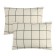 A set of pillowcases "Etel" beige cage, 50x70 cm - 2 pcs, 100% cotton, calico