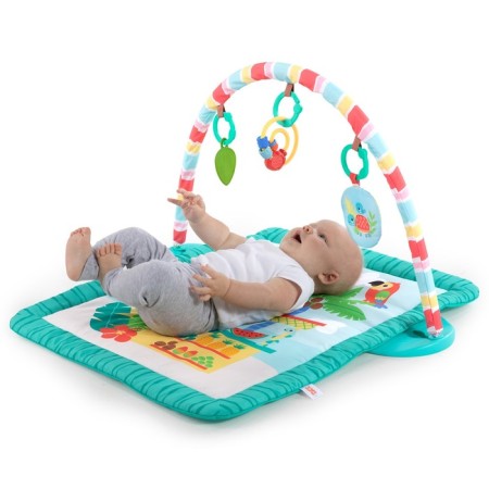 Developing rug Bright Starts "Jungle", with an arc-1