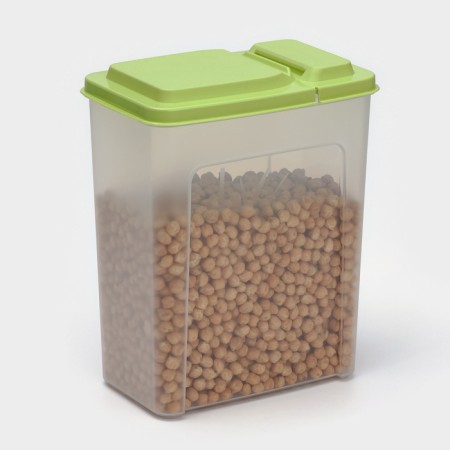 Capacity for bulk products, 1.75 liters, green color-1