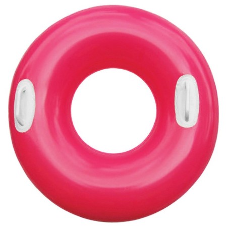 Circle for swimming "Bright mood", with handles, d = 76 cm, from 8 years old, color mix, 59258np intex-2