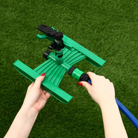 Spille sprayer, under the connector, horizontal, plastic, Greengo-14
