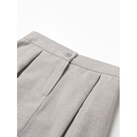 Women's Maxi skirt Minaku: Modern Classic Color Gray, Rr. 42-6