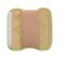 A cushion on the safety belt "Tigerok", light green with orange paws