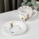 Tea pair of porcelain "Little Prince", 440 ml, saucer d = 16 cm