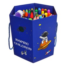 Drawing set, with coloring, blue