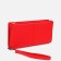 Women's wallet with lightning, red color
