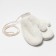 Mittens for claim. Minaku Minaku fluffy 25 cm milk