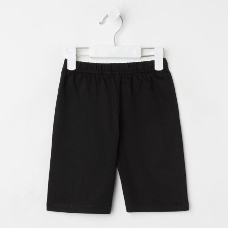 Children's shorts, black color, height 122-128 cm