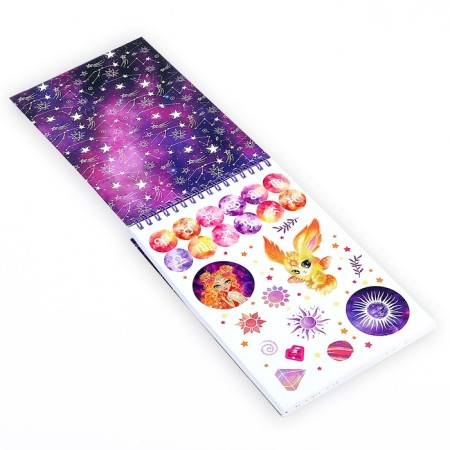 Notepad for Neo Stars with stickers and translated tattoos "Sun"-2