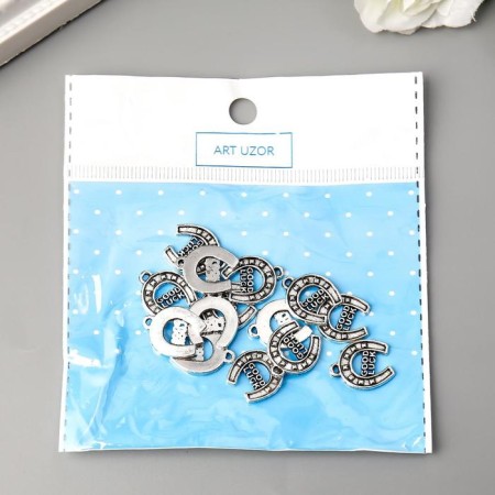 Souvenir Koshellek Metal "Snow - Good luck" 1.3x1.6 cm-3