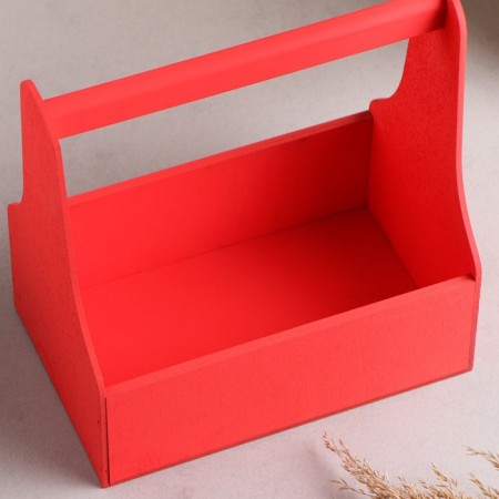 Kashpo wooden 20 × 12.5 × 20 cm stella mono, with a pen, pink give beautifully-2