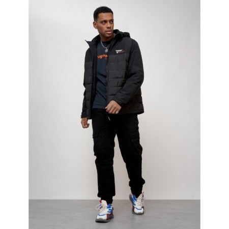 Sports male jacket, size 58, black color-8