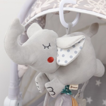 Musical Suspension "Elephant Eli", on a crib, stroller, crumb I-6