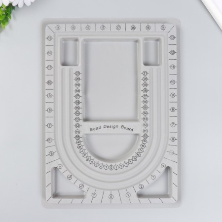 Organizer board for beadwork and manufacturing products from beads 32.5x24x1.5 cm