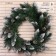 New Year's Wreath "Interior Snow White" (cones silver+berries) 45cm