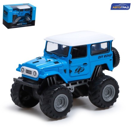 Metal machine "Big Foot", inertial, blue color