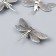 Busina for creativity Metal "Dragonfly" silver G625B313 3.1x4.8 cm