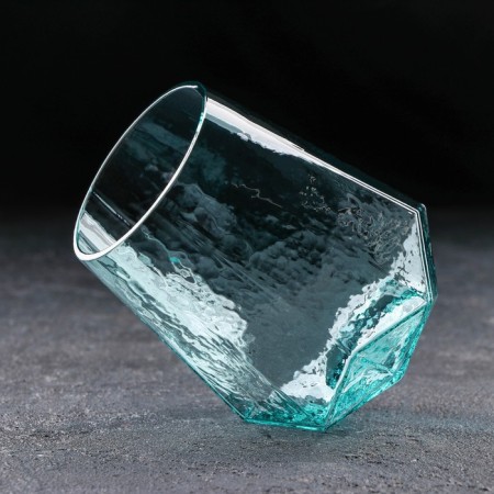 Glass glass Magistro "Dario", 450 ml, emerald color-2