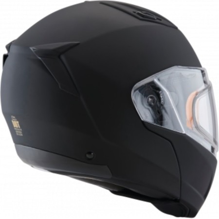 Snowmobile helmet Zox Condor, glass with electric heating, matte, size XL, black-4