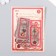 Stickers for creativity "Tags - red flowers" set 30 pcs 0.2x8x11 cm