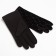 Women's gloves minaku is monophonic with rhinestones, 23 cm, cent