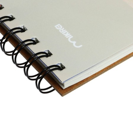 Sketchbook 21x29cm for pastel, 30 sheets, hard cover, density 130 gr, mix-6