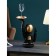Cosmonaut Little Code, Polystone, 47 cm, black and gold