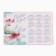 Magnet Calendar 2025 "New Year Mix", 12 x 8 cm
