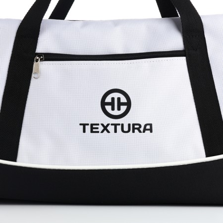 Sports bag, Textura, average size, black/white color-5