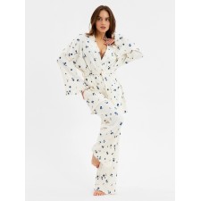 Пижама женская (рубашка и брюки) KAFTAN Blueberry р.52-54