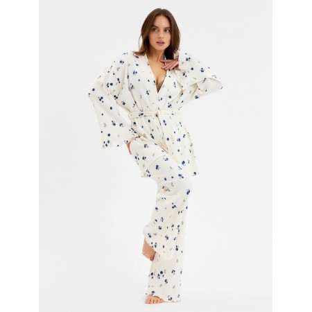 Пижама женская (рубашка и брюки) KAFTAN Blueberry р.52-54