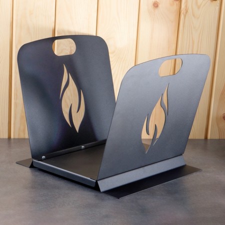 Drovnya with handles "Fire" 390*420*370-2
