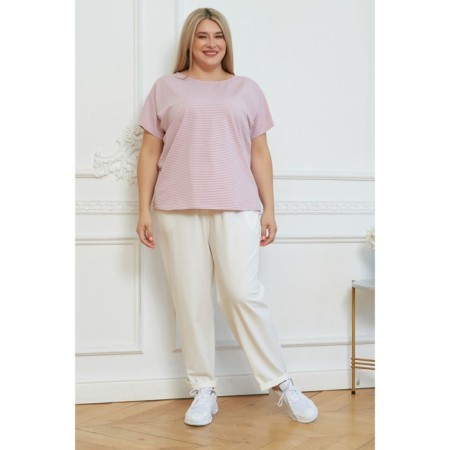 Female T -shirt, size 70, powder color-1