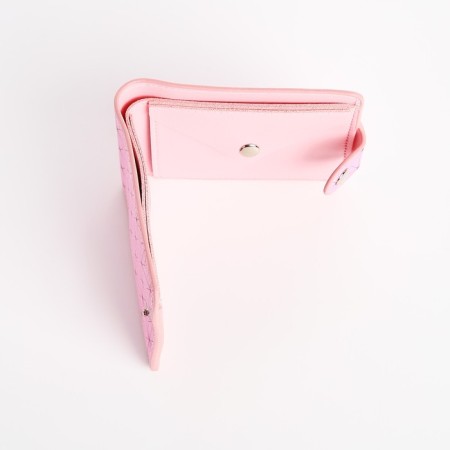 Wallet on the button, pink color-3