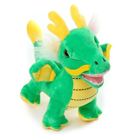 Soft toy "Dragon", 29 cm, green color-3
