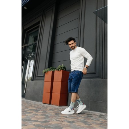 Male ISee shorts, size 48, blue color-5