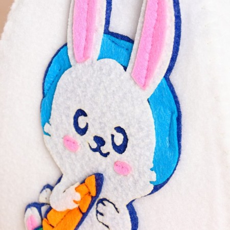 Bath cap with an applique "Cosmonaut breakfast"-2