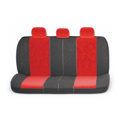 Autoshekhli university Autoprofi Comfort, COM-1105 BK/RD (M), velor, a set of 11 objects, black/red color-2