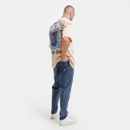 Male jeans, blue color, size 34 (50)-2