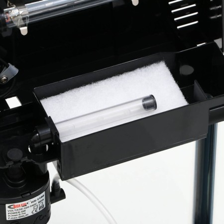The Seastar HX-240ZF Aquarium includes: LED lamp two-tone, filter 200 l/h, 12 l, black-6