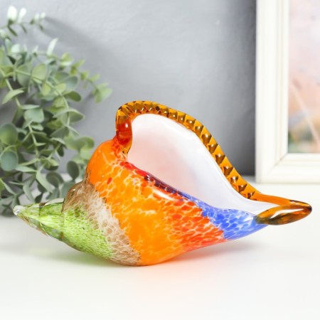 Suvenir glass "Multi -colored sink" under Murano glass 23x9x11 cm