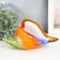 Suvenir glass "Multi -colored sink" under Murano glass 23x9x11 cm