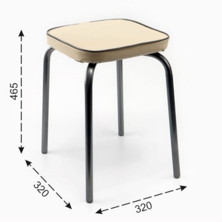 Stool collapsible tf03 r ivory-4